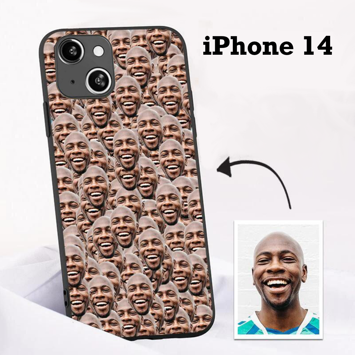 Custom Face Photo Protective Phone Case Custom iPhone Cases