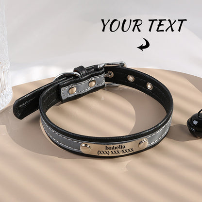 Custom Texts Pet Collar comfortable adjustable Engravable Dog Collar