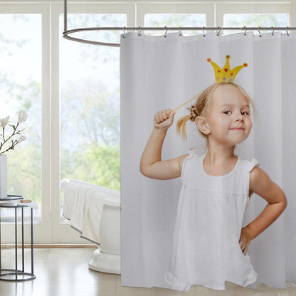 Waterproof Custom Photo Shower Curtain, High-Density HD Print