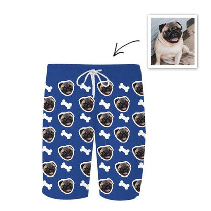 Unisex Dog Photo Pajamas - Custom Nightwear Pants, Pet Lover Gift