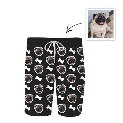 Unisex Dog Photo Pajamas - Custom Nightwear Pants, Pet Lover Gift