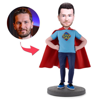 Super Dad Custom Bobblehead Figures