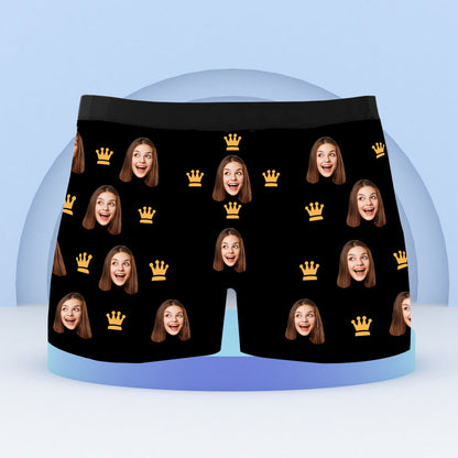 Custom Boxer with Photo Mens Underwear with Face