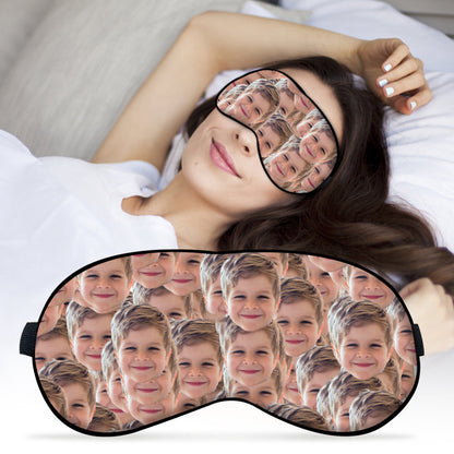 Custom Photo Eye Blindfold for Cold Shading Ice Mask Eye with Earplugs