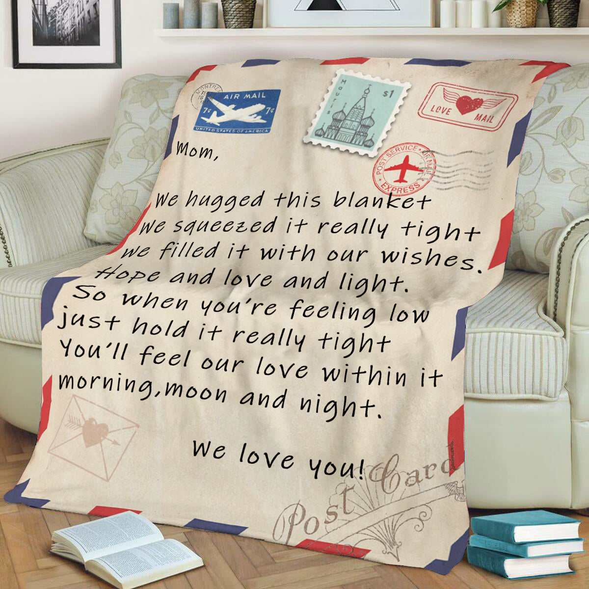 Create Your Own Warmth with Custom Text Mail Personalized Blankets