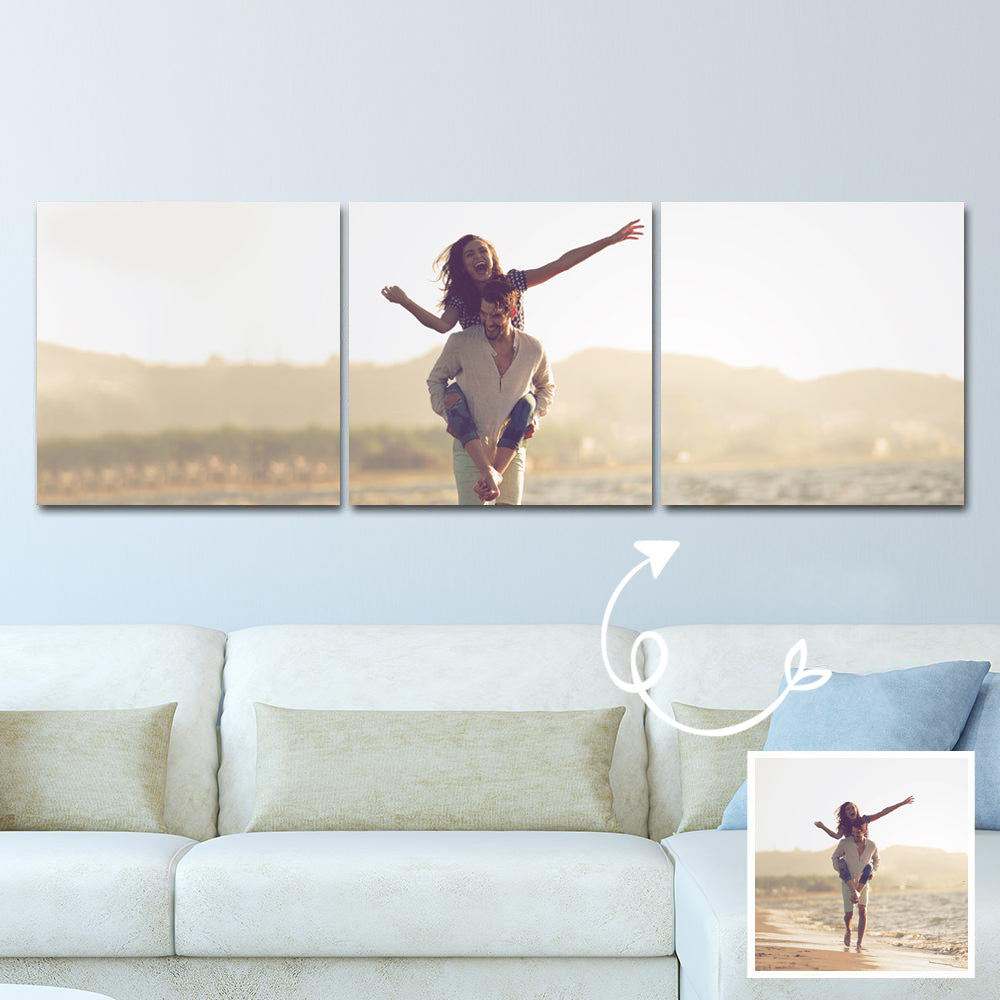 Print into Canvas Personalized Canvas with Photo College Custom Prints 3pcs