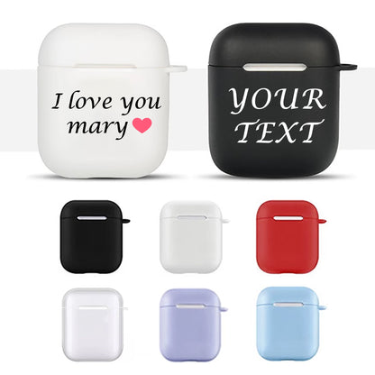 Custom Cute Airpods Case 1/2/3/Pro with Text Cover Protection