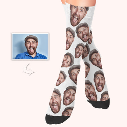 Custom Photo Face Socks With Multiple Colors