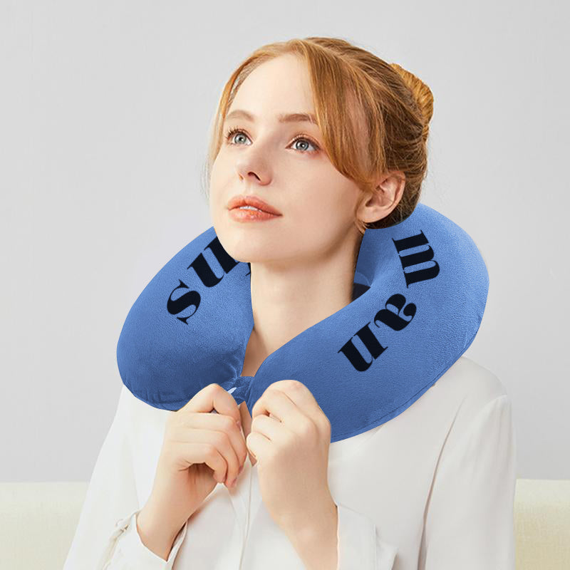 Custom Text U Pillow Travel Neck Pillow Comfortable U-shaped Nursing Pillow