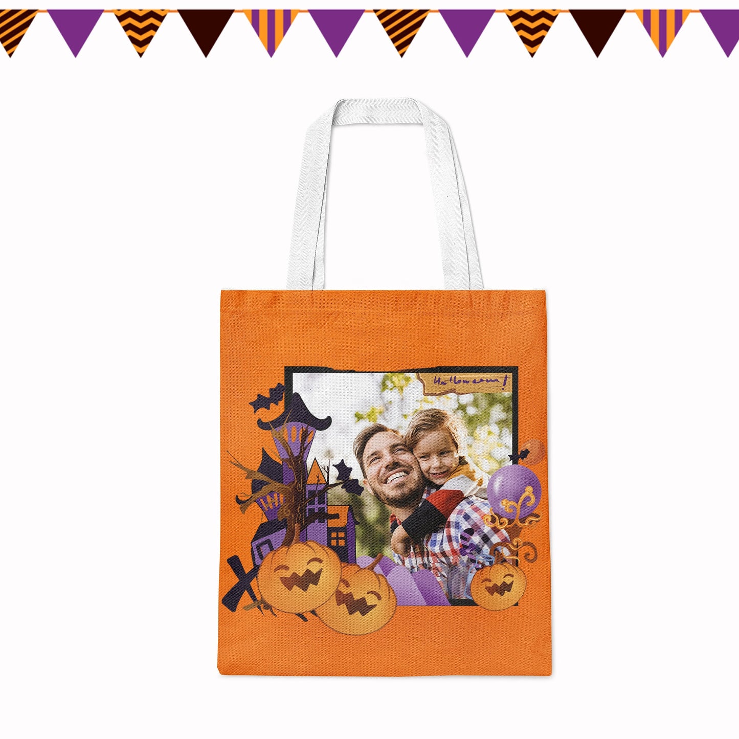 Custom Tote Bags With Photo Printing For Halloween