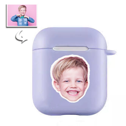 Personalized AirPods Case: Custom Face Photo Cover for AirPods 1/2/3/Pro