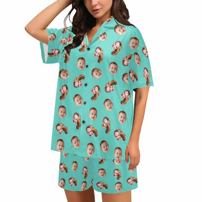 Unisex Custom Pajamas with Face Photo Unique Gifts Nightwear