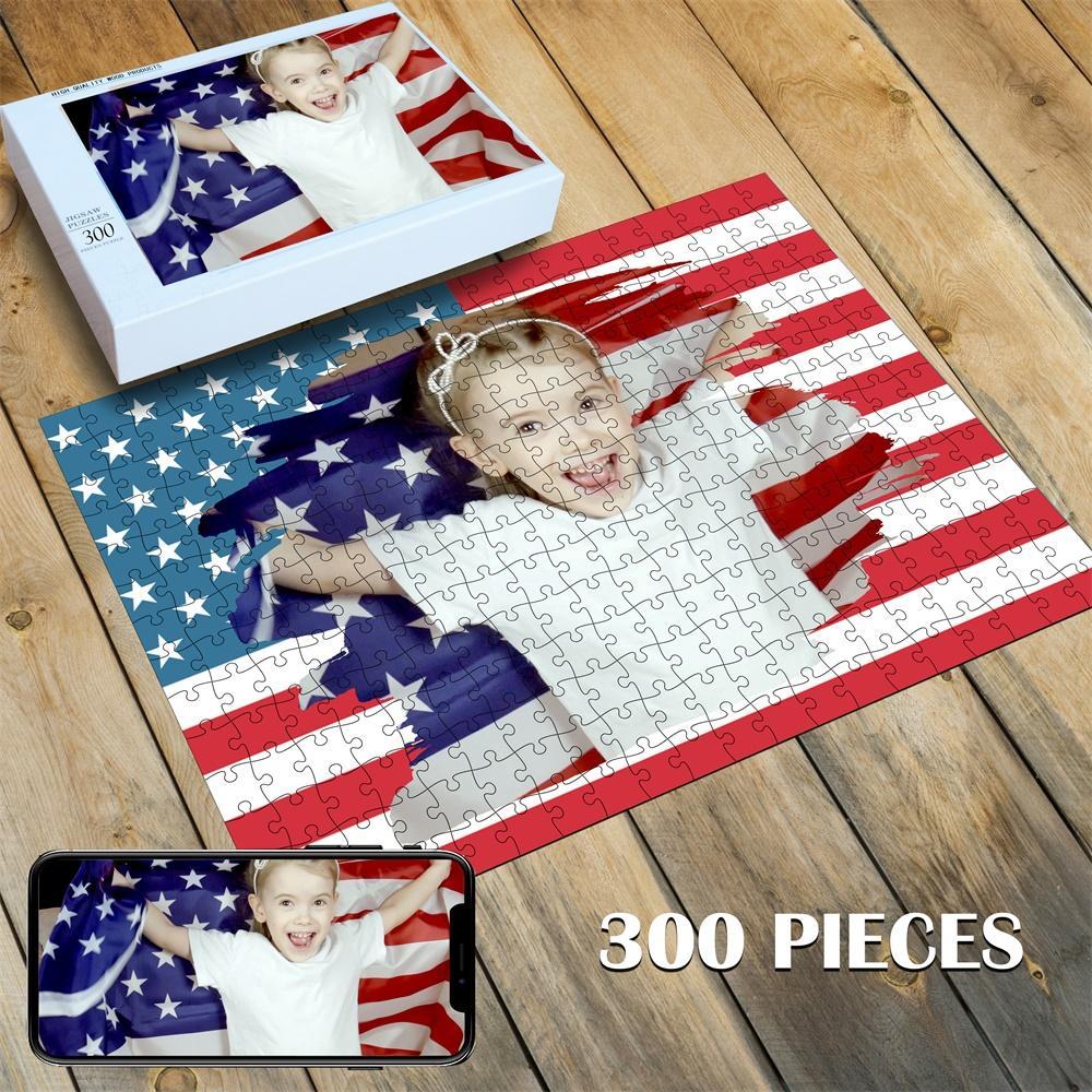 Custom Photo Jigsaw Puzzle Best Personalized Gift 35-1000 pieces - faceonboxer