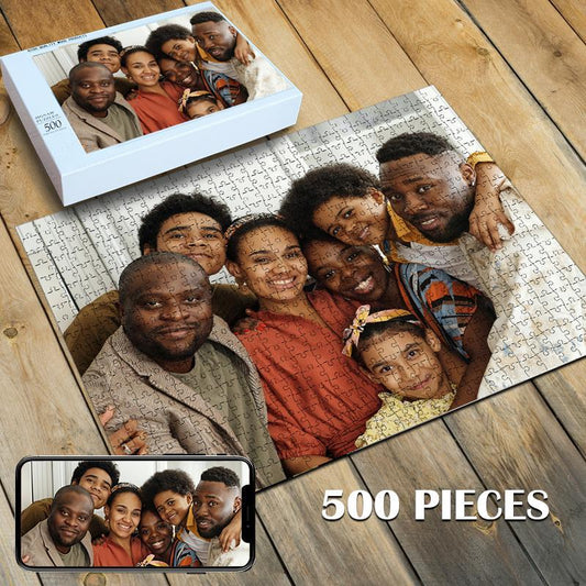 Custom Photo Jigsaw Puzzle Best Personalized Gift 35-1500 pieces