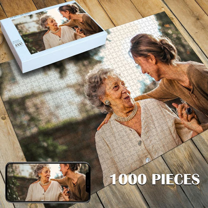 Custom Photo Jigsaw Puzzle Best Personalized Gift 35-1000 pieces - faceonboxer