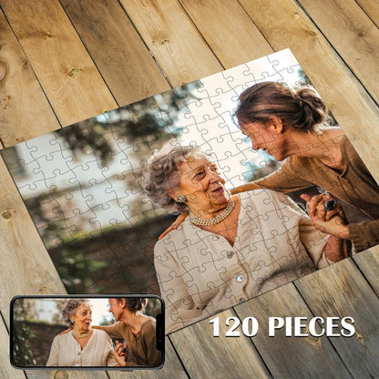 Custom Photo Jigsaw Puzzle Best Personalized Gift 35-1000 pieces - faceonboxer