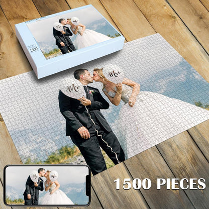 Custom Photo Jigsaw Puzzle Best Personalized Gift 35-1000 pieces - faceonboxer