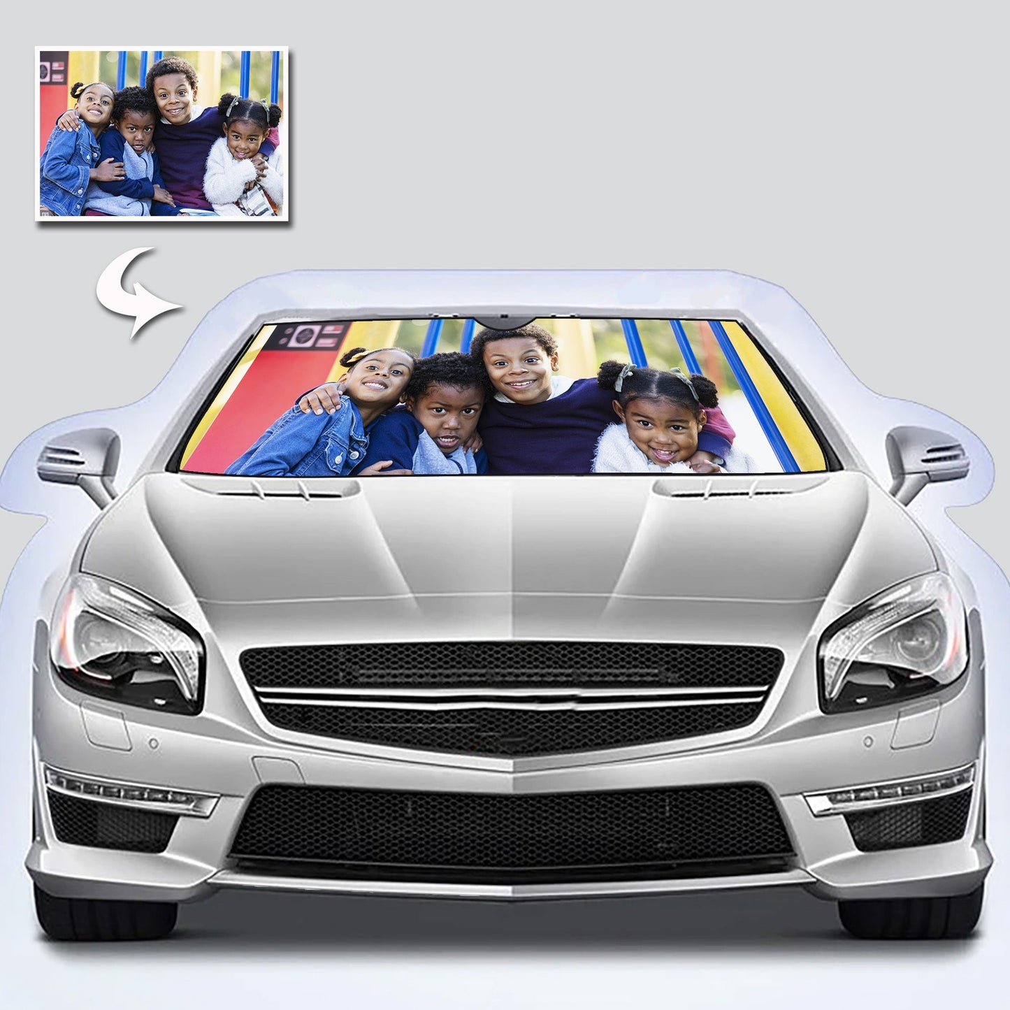 Custom Auto Sun Shade Car Sun Shade Personalized Windshield Sun Visor