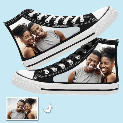 Custom Canvas Shoes, Photo Canvas Shoes High Waist