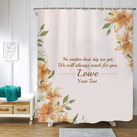 Customized Shower Curtain for Mom Best Mother's day Gift