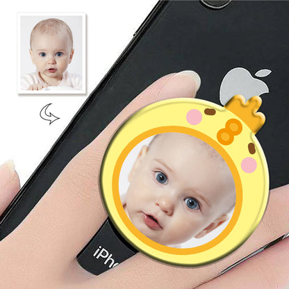 Custom Photo Phone Grip Shaped Acrylic Personalized Photo Phone Holder