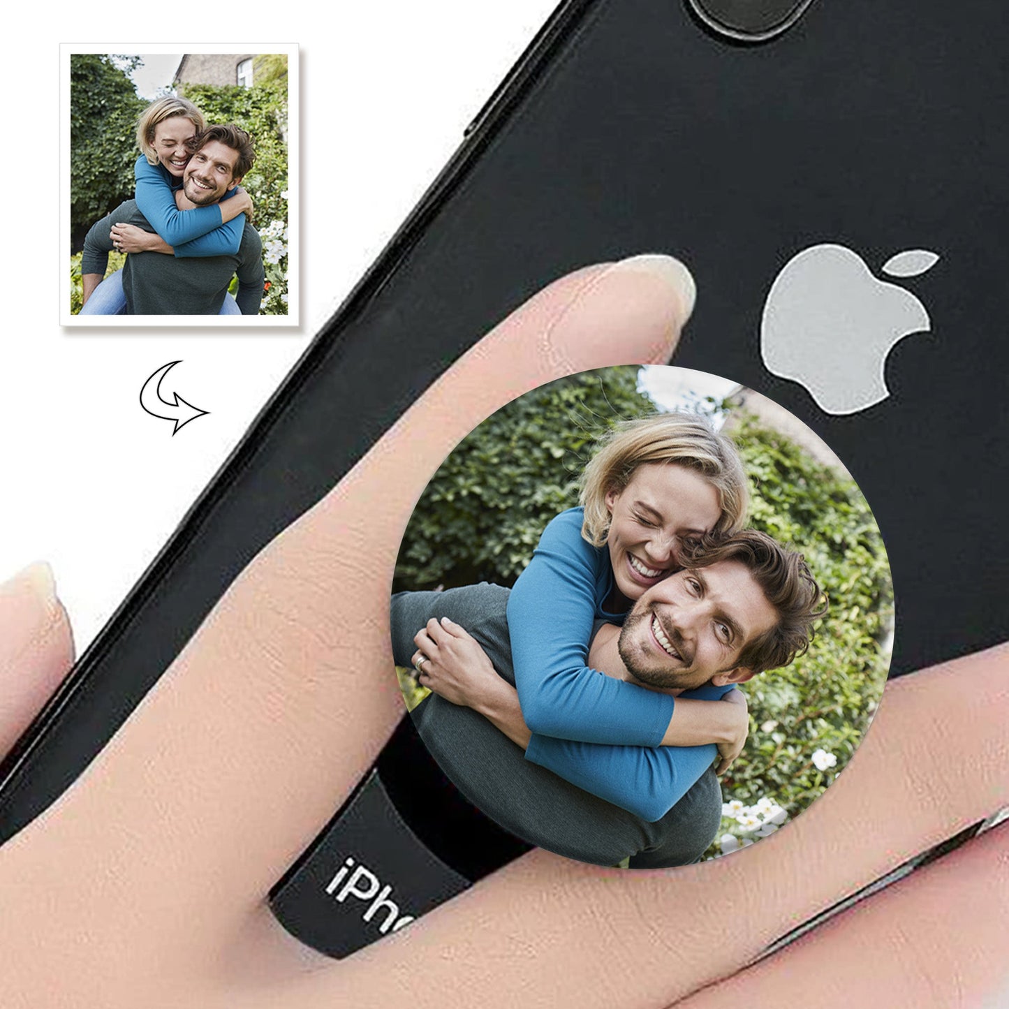 Custom Photo Phone Grip Personalized Photo Phone Holder