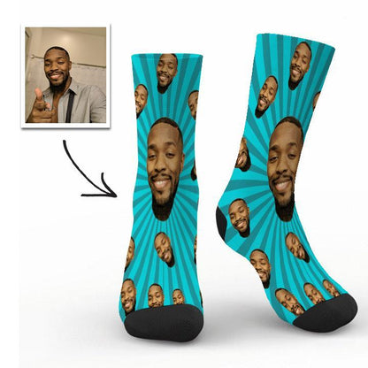 Custom Radial Face Socks