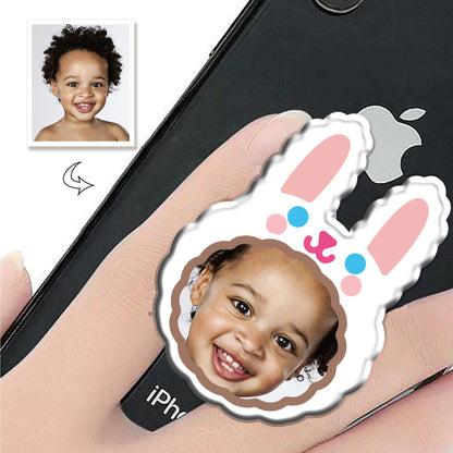 Custom Photo Phone Grip Shaped Acrylic Personalized Photo Phone Holder