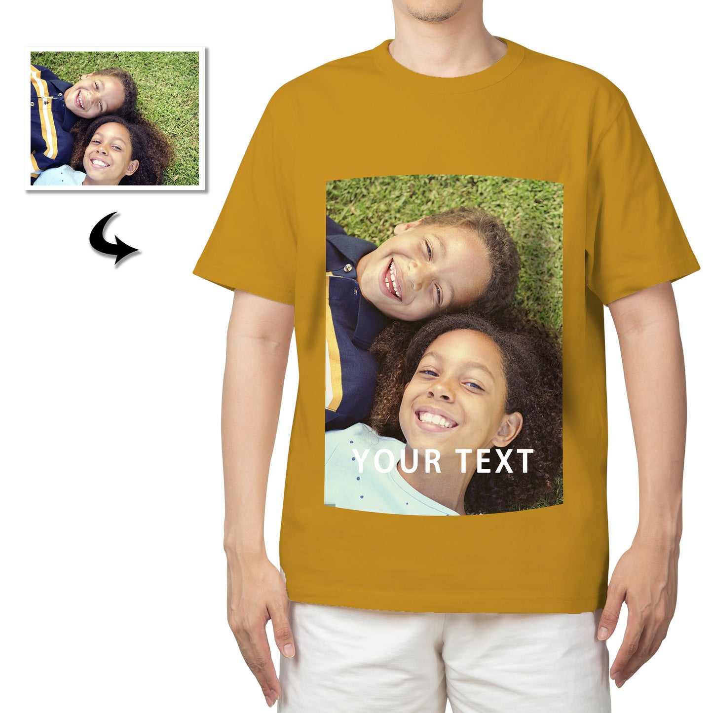 Custom T Shirt Printing with Photo Design Your Own Shirt Cotton