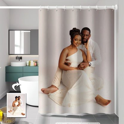 Customized Shower Curtains With Their Own Photos On Them