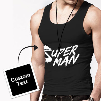 Custom Text Sport Vest Gift For Boyfriend