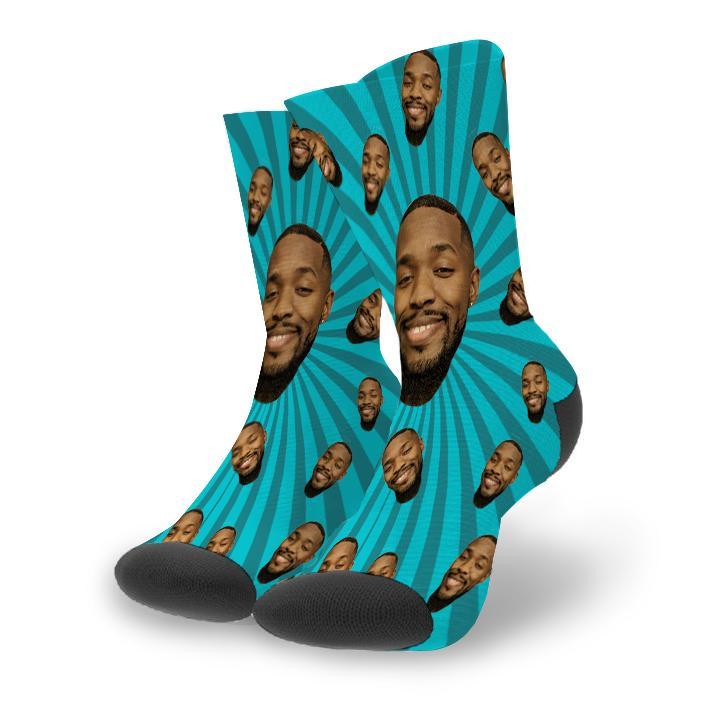 Custom Radial Face Socks