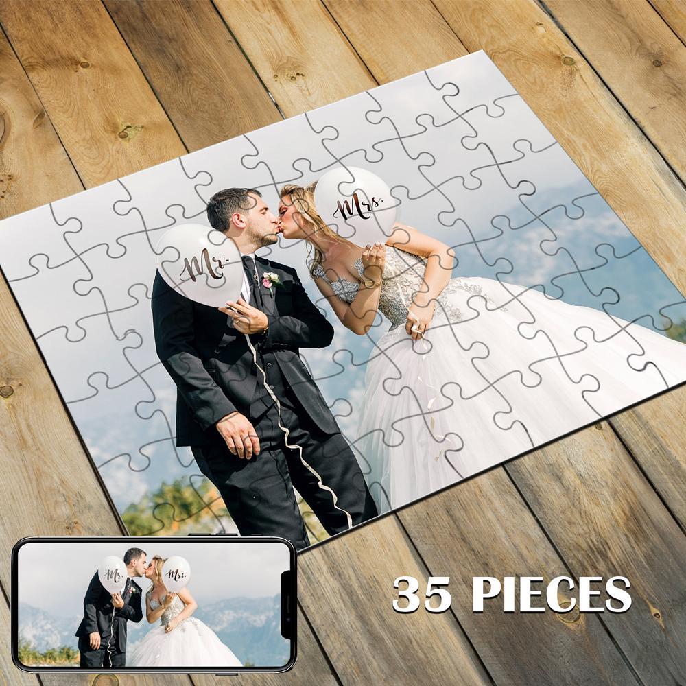 Custom Photo Jigsaw Puzzle Best Personalized Gift 35-1000 pieces - faceonboxer