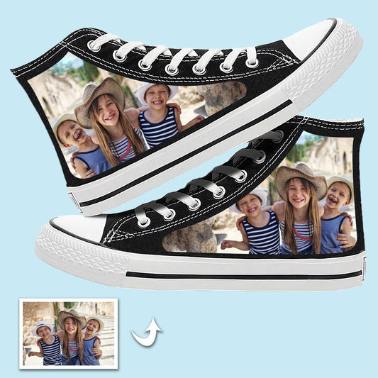 Custom Canvas Shoes, Photo Canvas Shoes High Waist