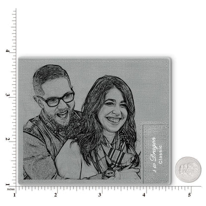 Personalized Gifts Men's Custom Photo Wallet - My Love - faceonboxer