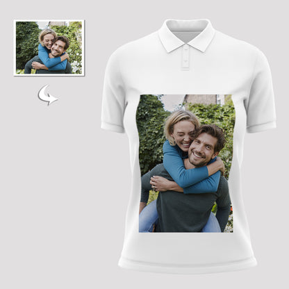 Custom Polo Shirts with Back Text Collared Shirts for Men and Women