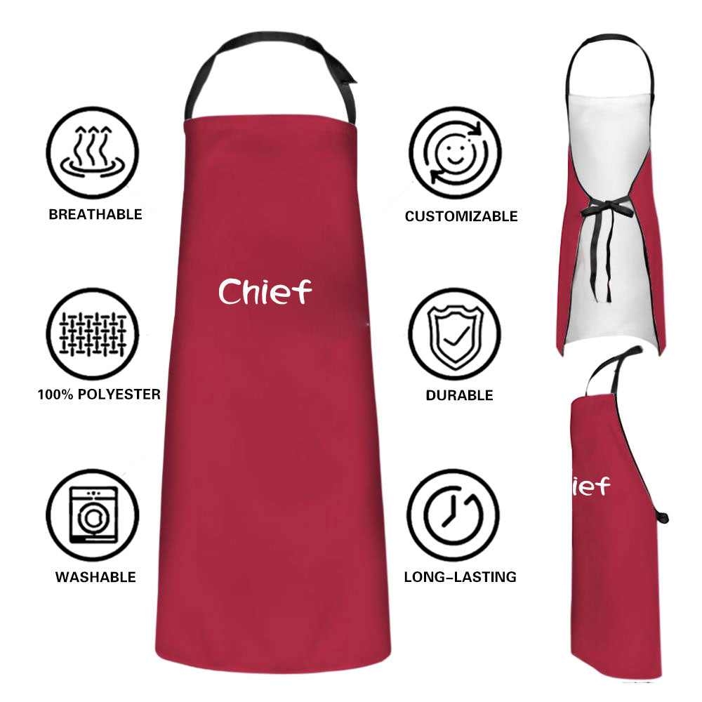 Custom Kitchen Cooking Apron with Your Name