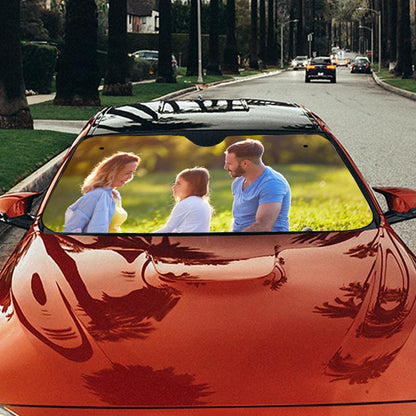 Custom Auto Sun Shade Car Sun Shade Personalized Windshield Sun Visor