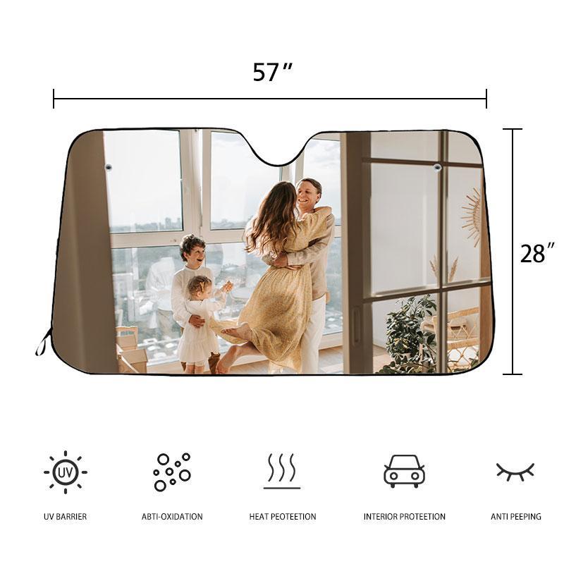 Custom Auto Sun Shade Car Sun Shade Personalized Windshield Car Accessories For Famliy