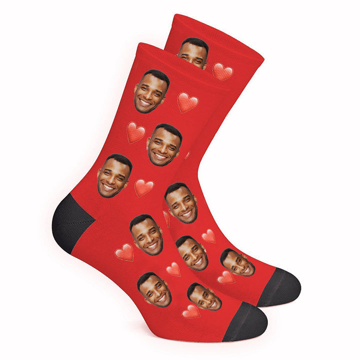 Custom Heart Socks