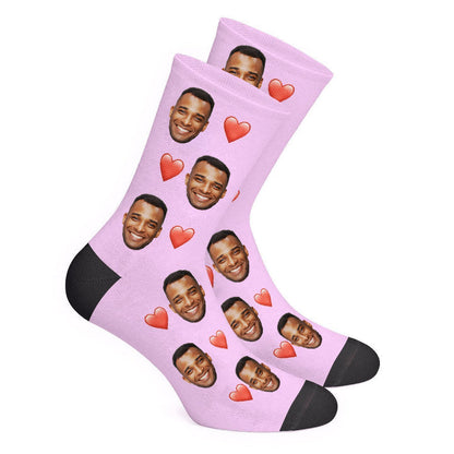 Custom Heart Socks