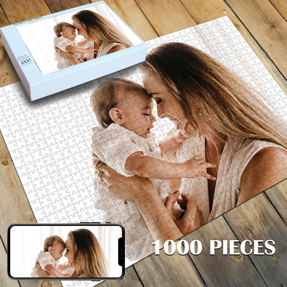 Custom Photo Jigsaw Puzzle Best Personalized Gift 35-1000 pieces - faceonboxer