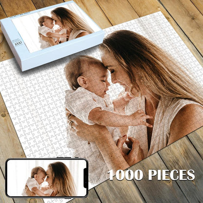 Custom Photo Jigsaw Puzzle Best Personalized Gift 35-1000 pieces - faceonboxer