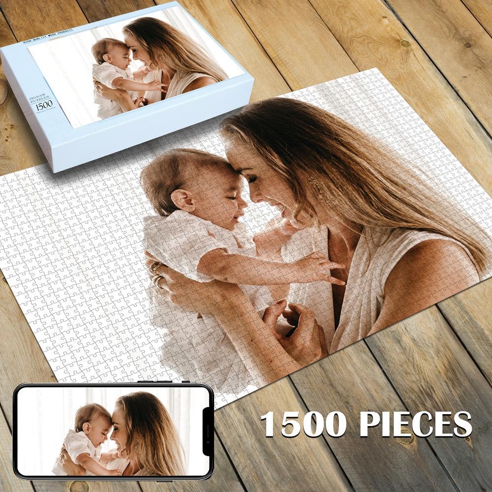 Custom Photo Jigsaw Puzzle Best Personalized Gift 35-1000 pieces - faceonboxer