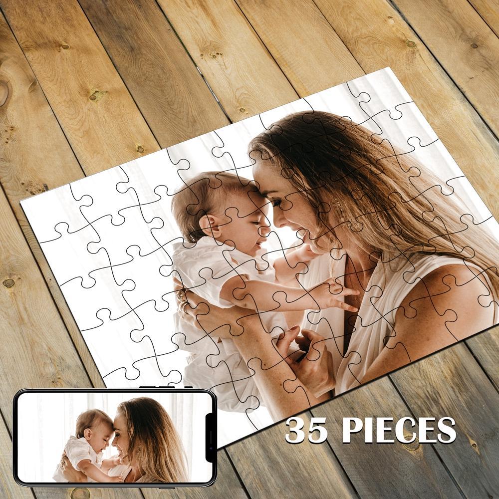 Custom Photo Jigsaw Puzzle Best Personalized Gift 35-1000 pieces - faceonboxer