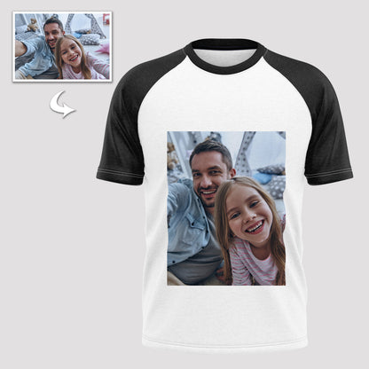 Custom Photo Men's Short Sleeve Shirt Cotton shirt