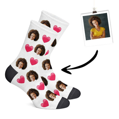 Custom Heart Socks