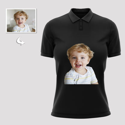 Custom Polo Shirts with Picture Collared Shirts for Men and Women