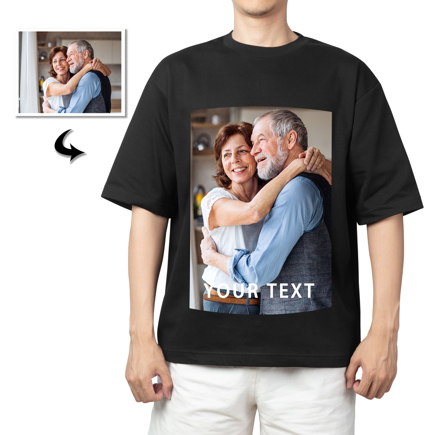 Custom T Shirt Printing with Photo Design Your Own Shirt Cotton