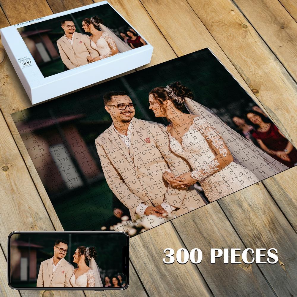 Custom Photo Jigsaw Puzzle Best Personalized Gift 35-1000 pieces - faceonboxer